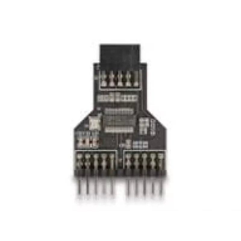 Adaptador de cabo DeLOCK 60045 9 pinos USB 2.0 2 x pin header de 9 pinos preto