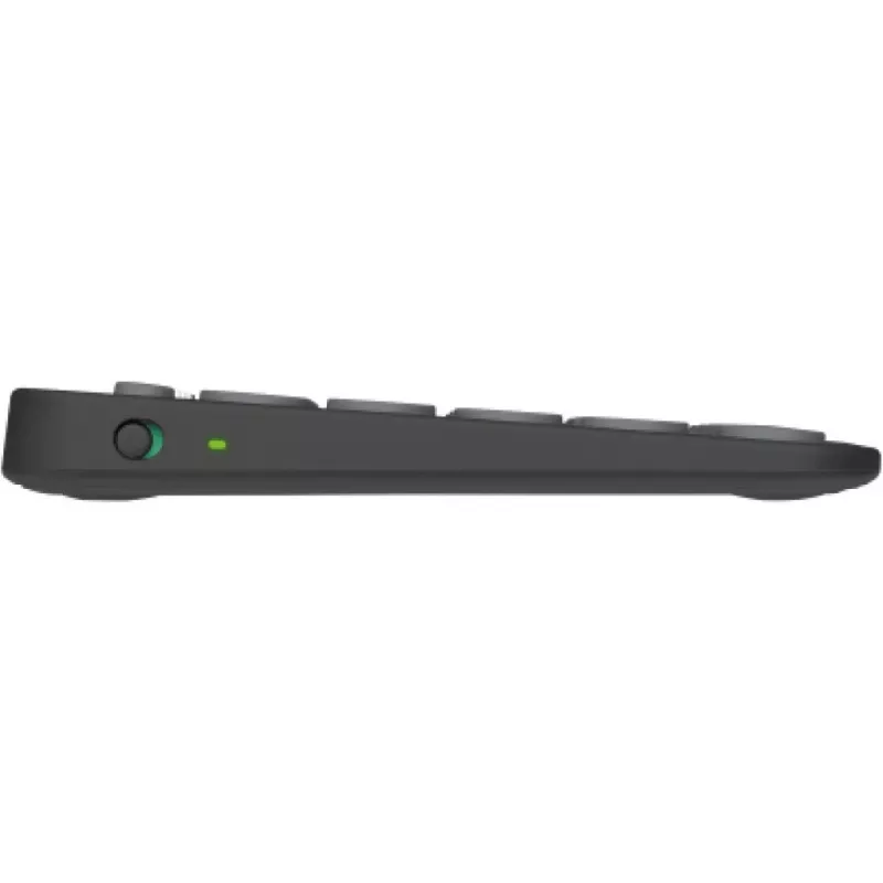 Logitech Pebble Keys 2 K380s - teclado - sem fios - Bluetooth LE - QWERTZ - alemão - Tonal Graphite (920-011795)