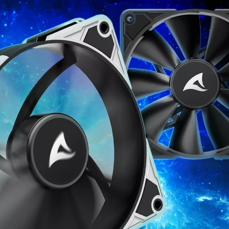 SHARKOON SilentStorm BW120 PWM Ventoinha para caixa 120mm