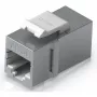Acoplador Keystone Ubiquiti UACC-Keystone-Coupler-C6A plano aço inoxidável RJ-45