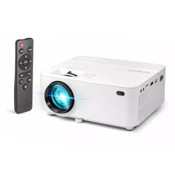 Projetor de distância padrão Technaxx TX-113 1800 ANSI lúmenes LED 800x480 branco