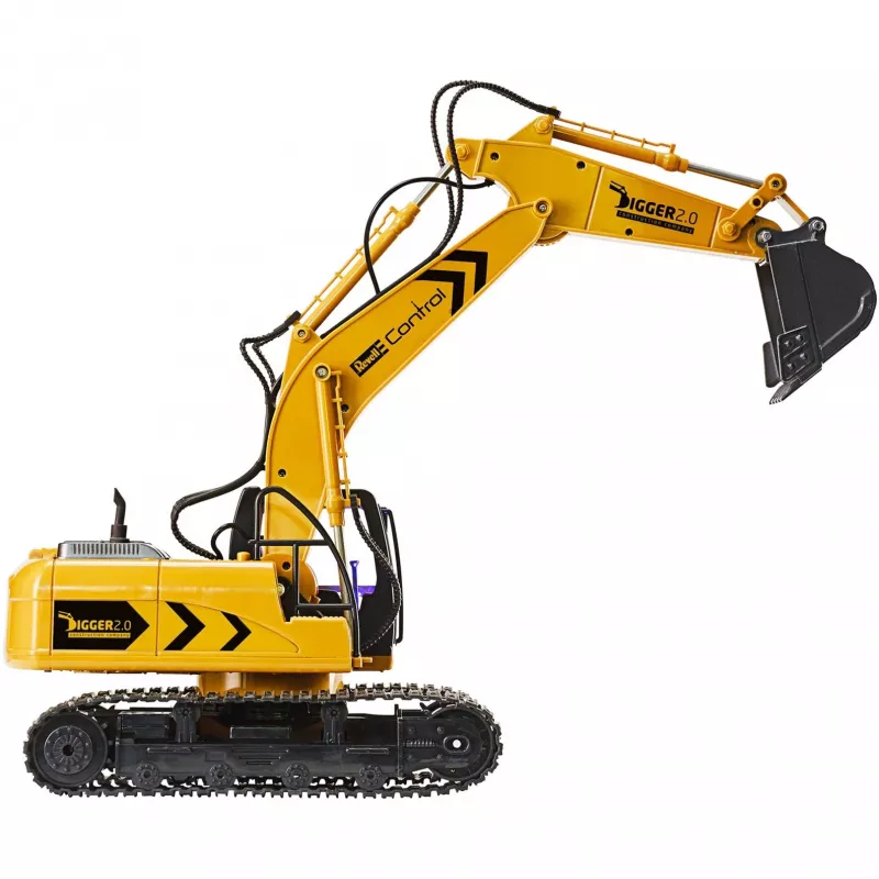 Revell Digger 2.0 - Escavadora - Motor elétrico - 1:16 - Ready-to-Run (RTR) - preto - amarelo - Digger 2.0 (24924)