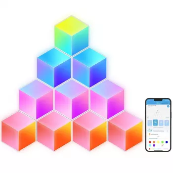 Painel LED inteligente Govee B6066 Hexa Pro RGBIC Bluetooth Wi‑Fi 10 peças
