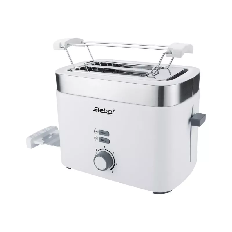 Torradeira Steba TO 10 BIANCO 2 fatias 930 W prateado branco