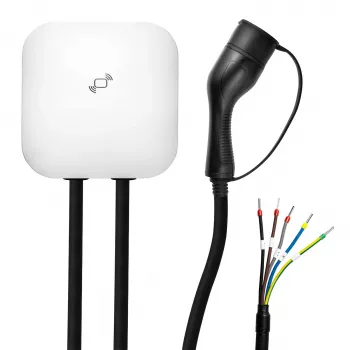 Posto de carregamento para veículos elétricos Wallbox Akyga AK-EC-21 Type2 3 fases 16A 11kW 5m
