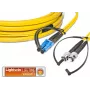 Lightwin LDP-09 LC-ST 1.0 FD cabo de fibra ótica 1 m OS2 amarelo (LDP-09 LC-ST 1.0 FD)