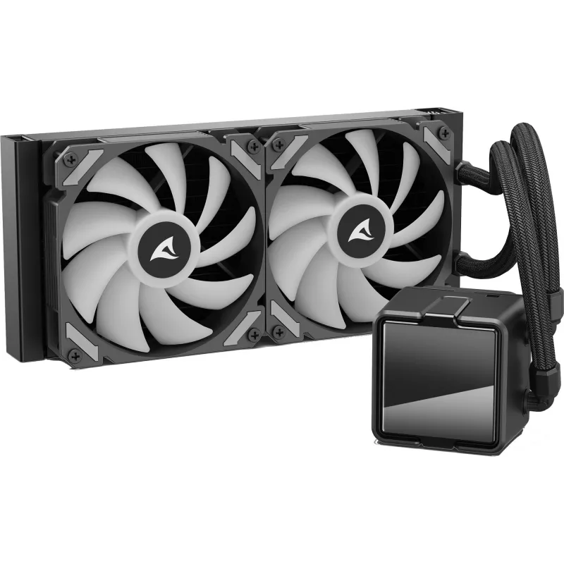 Refrigerador líquido CPU Sharkoon S50 ARGB, preto