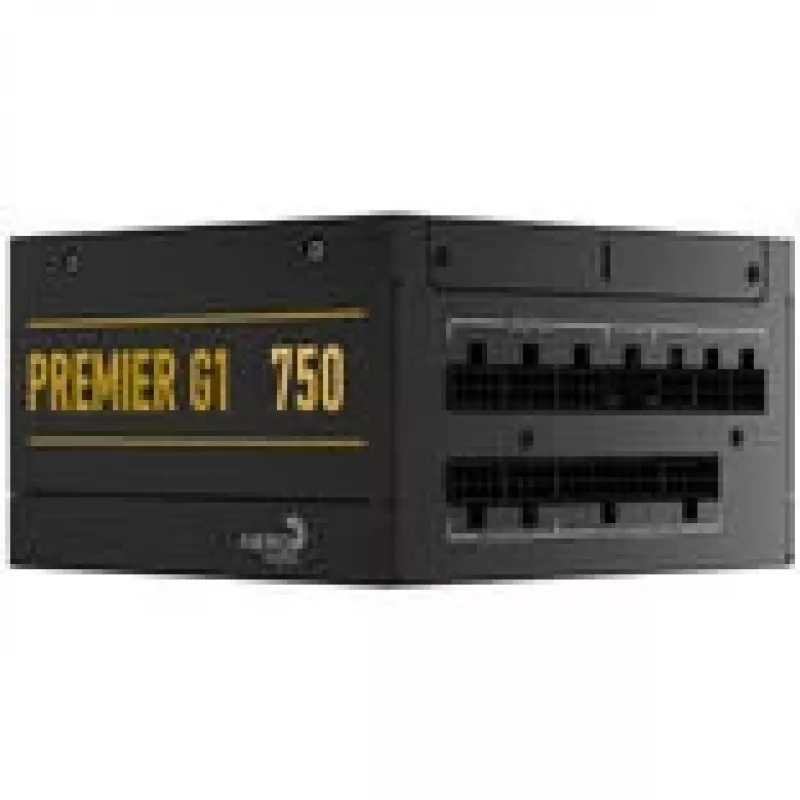 Fonte de alimentação AEROCOOL Premier G1 80 PLUS Gold ATX 3.1 PCIe 5.1 750W, preta