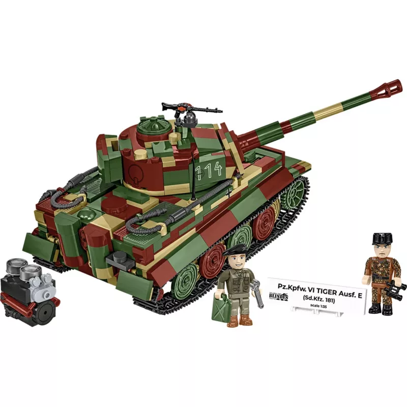 Blocos de construção Pz.Kpfw. VI Tiger versão E 870 peças