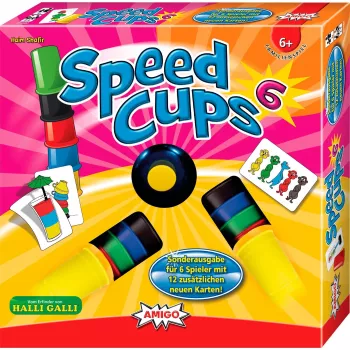 Amigo Speed Cups 6 jogo de tabuleiro 15 minutos família
