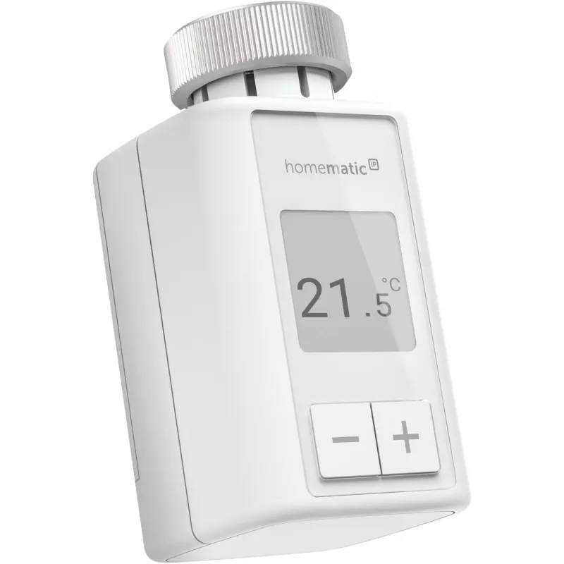 eQ-3 AG Homematic IP HmIP-eTRV-F, Termostato digital, Ambiente, RF, 869,4 MHz, Branco, M30 x 1,5