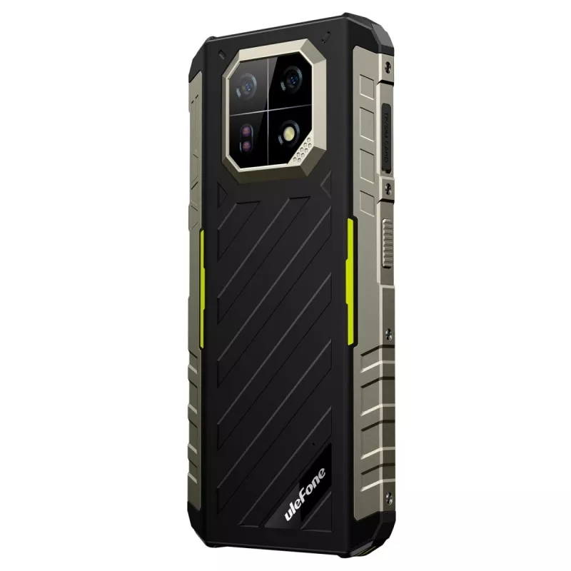 Smartphone robusto UleFone Armor 22 4G, 9 GB RAM, 128 GB armazenamento, IP69K, verde