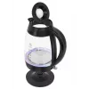 Lafe Essential XL CEG016 chaleira elétrica de vidro, 2 l, 2200 W, preta