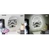 Luz néon LED de parede Paladone Stormtrooper modelo PP14595SWVN, iluminação decorativa Star Wars