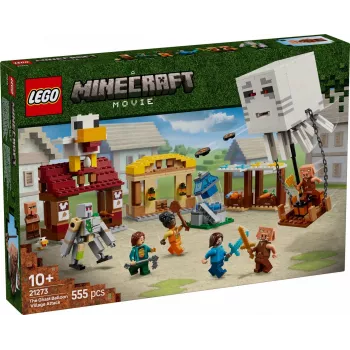 LEGO MINECRAFT 21273 O ataque do balão Ghast à aldeia