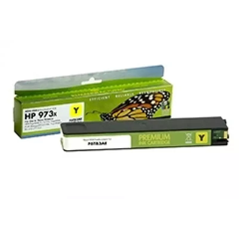 Compatível Static-Control HP Ink n.º 973X amarelo (F6T83AE) chip novo