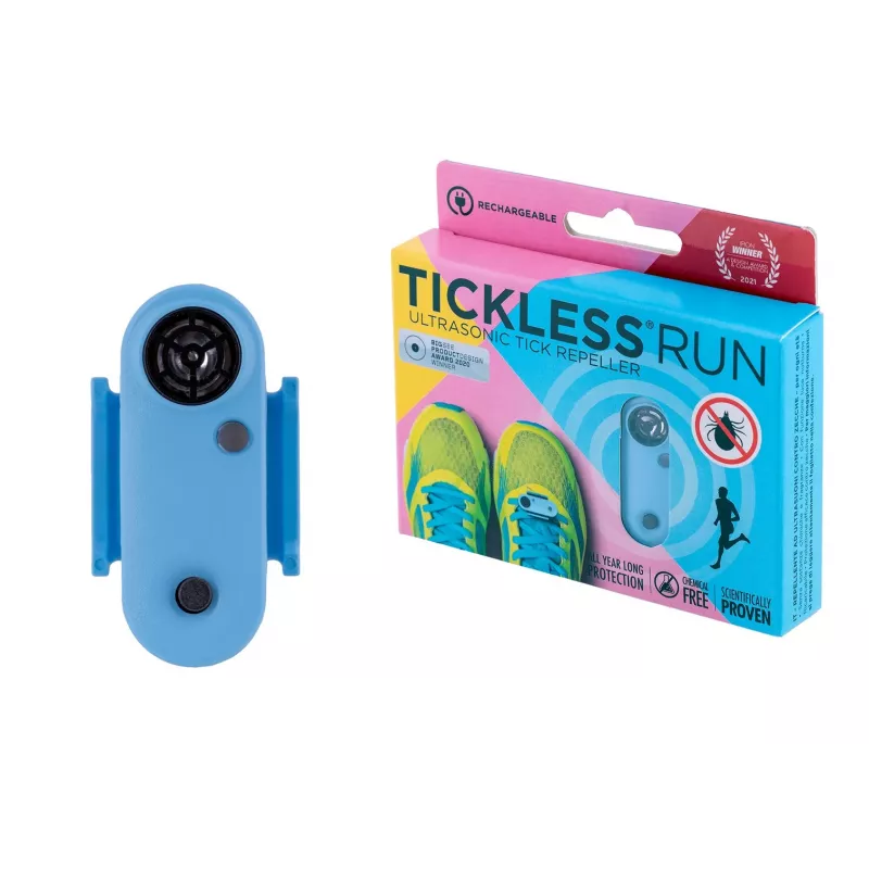 Repelente de carraças Tickless Run azul para pessoas