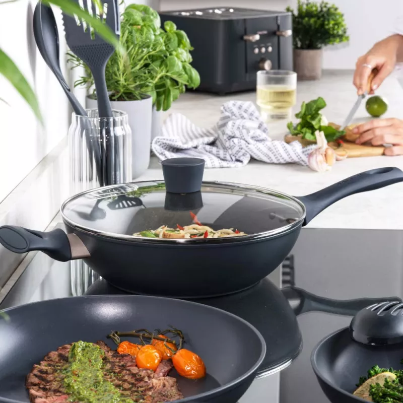 Wok Salter BW12267EU7 28 cm antiaderente, adequado a indução