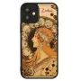 Capa para telemóvel Man and Wood para iPhone 12 mini — série Zodiac, preto