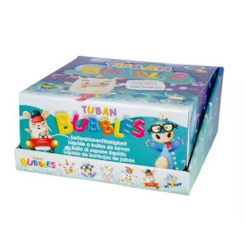 Conjunto de bolas de sabão Tuban DISPLAY SMALL SOAP BUBBLES MIX 36 UNID. x 60 ml
