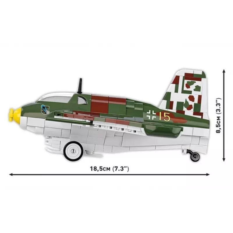 Blocos de construção Messerschmitt Me 163B Komet 543 peças
