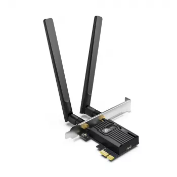 Adaptador PCIe Wi‑Fi 6 Bluetooth TP‑LINK Archer TX10E AX900 — placa PCIe, AX900 Wi‑Fi 6, Bluetooth