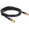 Cabo coaxial RG-6/U DeLOCK 88923 2m IEC preto