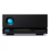 LACIE 1big Dock 10TB Thunderbolt 3 + USB 3.1 8,9 cm 3,5 polegadas para MAC & PC – cinzento