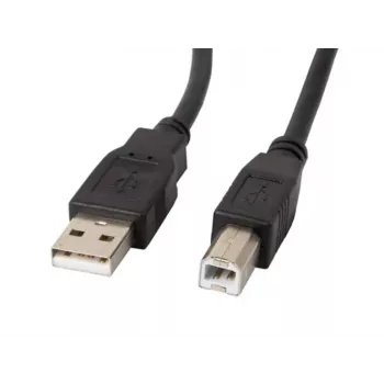Cabo USB Lanberg CA-USBA-10CC-0030-BK 3 m USB 2.0 USB B preto (CA-USBA-10CC-0030-BK)