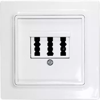 Eltako placa de cobertura TAE tripla para E-Design TAE55E/3-fach (30055836)