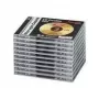 Caixa dupla Jewel Case para CD Hama standard, pack de 10 2 discos transparente