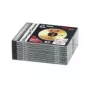 Caixa fina Jewel Case para CD Hama, pack de 10, 1 disco, transparente