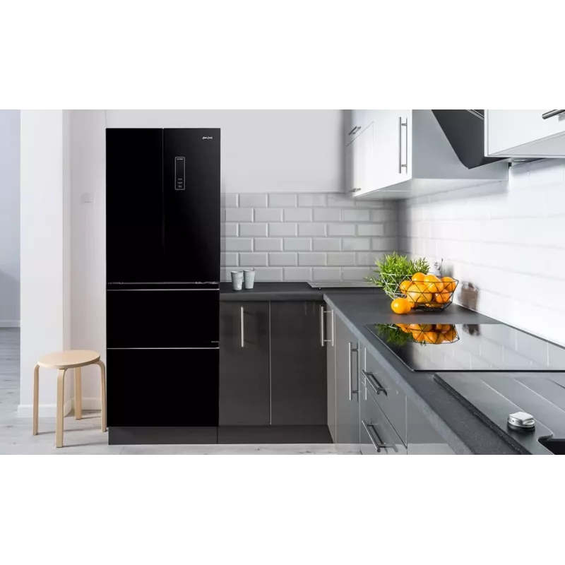 Combinado de frigorífico e congelador French-Door Sam Cook PSC-WG-1020AA/B 351 l, classe de eficiência energética E, preto