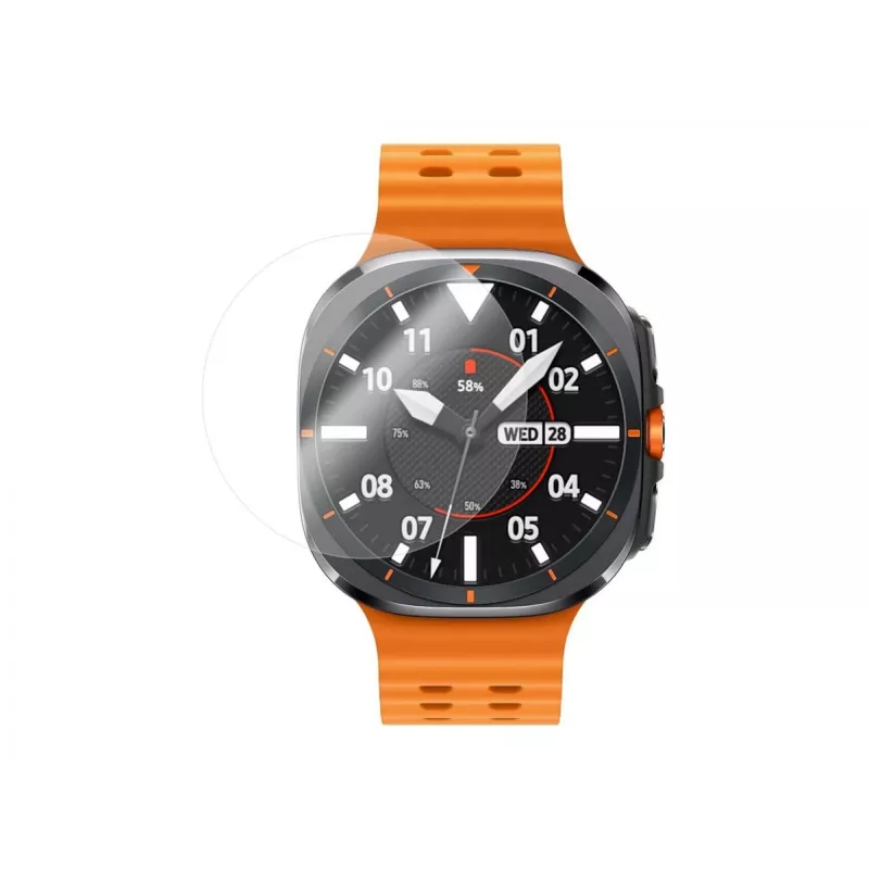 Protetor de ecrã em vidro temperado FIXED para Samsung Galaxy Watch Ultra – transparente, 2 unidades