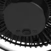 Ventilador de mesa com clipe recarregável Adler | AD 7342 | Ventilador de mesa | Preto | Diâmetro 15,5 cm | Número de velocidades 3 | Oscilação | 5 W