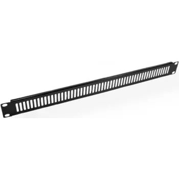 VALUE 26.99.0319 painel cego 19 polegadas, 1U, RAL 9005 preto