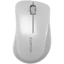 CANYON MW-11, rato sem fios 2,4 GHz, com 3 botões, DPI 1200, pilha: AAA*2 unid., branco pérola cinzento 67*109*38 mm 0,063 kg
