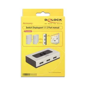 Comutador de vídeo DeLOCK 87668 DisplayPort