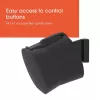 Suporte de parede Vogels | Suporte de parede para coluna para Sonos Era 300 | Inclinável, orientável | Capacidade máxima 7 kg | Preto
