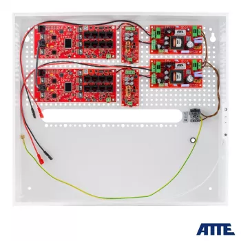 Conjunto tampão para 16 câmaras IP switch Po 16P+2G ATTE IPUPS-16-20-H