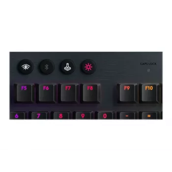 Teclado gaming mecânico Logitech G G915 LIGHTSPEED sem fios RGB GL Linear