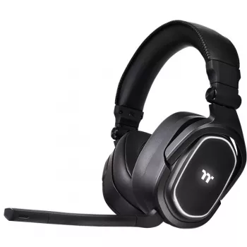 Thermaltake ARGENT H5 RGB, sem fios, gaming, 20 - 40000 Hz, 412 g, auscultadores, preto