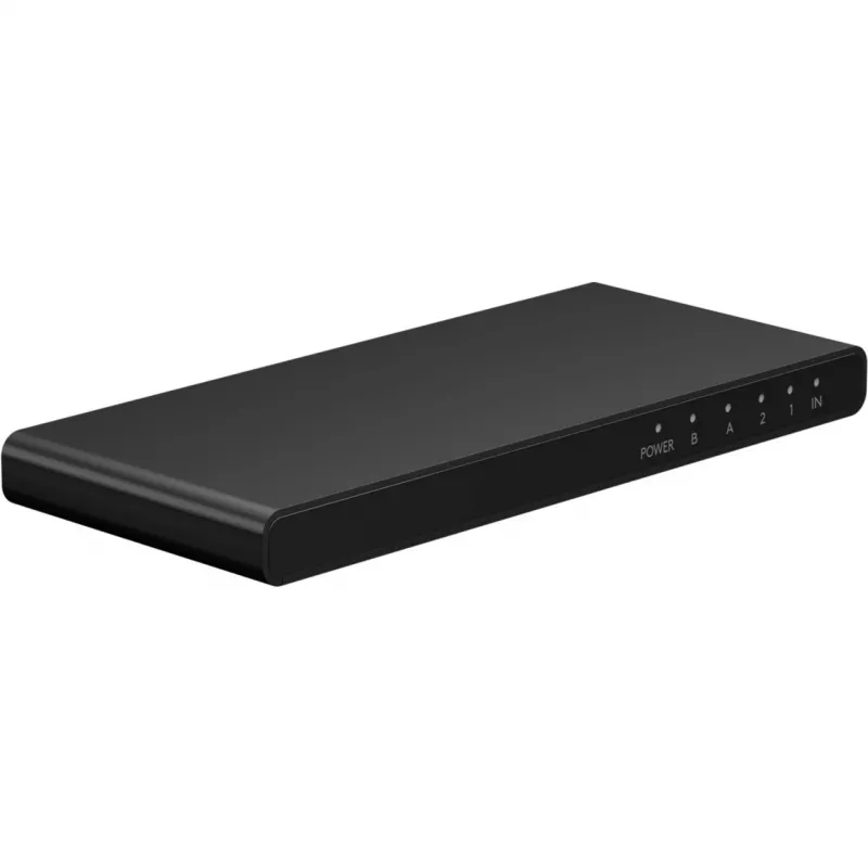 Splitter HDMI 1 para 2 (4K @ 60 Hz) – divide 1x sinal de entrada HDMI em 2x sinais de saída HDMI