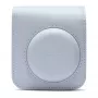 Bolsa compacta Fujifilm 4177081 branca para Instax Mini 12 com alça de ombro