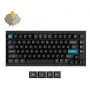 Teclado mecânico Keychron Q1 Ultra 8K — formato 75%, USB + RF sem fios + Bluetooth, RGB LED, preto