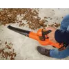 Soprador de folhas a bateria Black & Decker GWC1820PC 209 km/h preto, laranja 18 V lítio