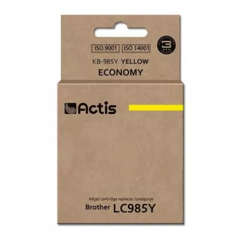 Tinta Actis KB-985Y (substituto do Brother LC985Y; Standard; 19,5 ml; amarelo)
