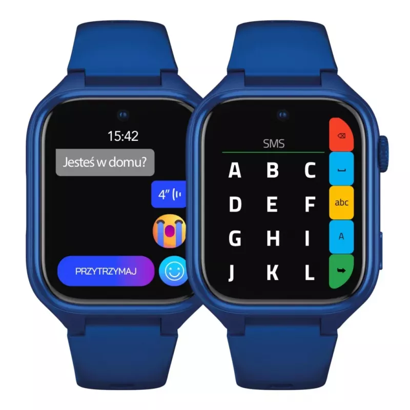 Smartwatch Stelio Junior Pro AI 4G ST-SWJ102-NB — azul-marinho, conectividade 4G