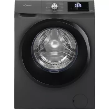 Máquina de lavar e secar roupa independente Bomann WAT7186 8 kg de lavagem / 5 kg de lavagem e secagem, 1400 rpm, titânio preto