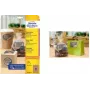 Etiquetas AVERY L7108-25 — papel kraft retangular 105×57 mm, 100 % reciclado, 25 folhas